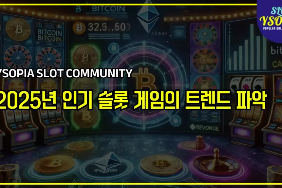 2025년 인기 슬롯 게임의 트렌드 파악하기!!